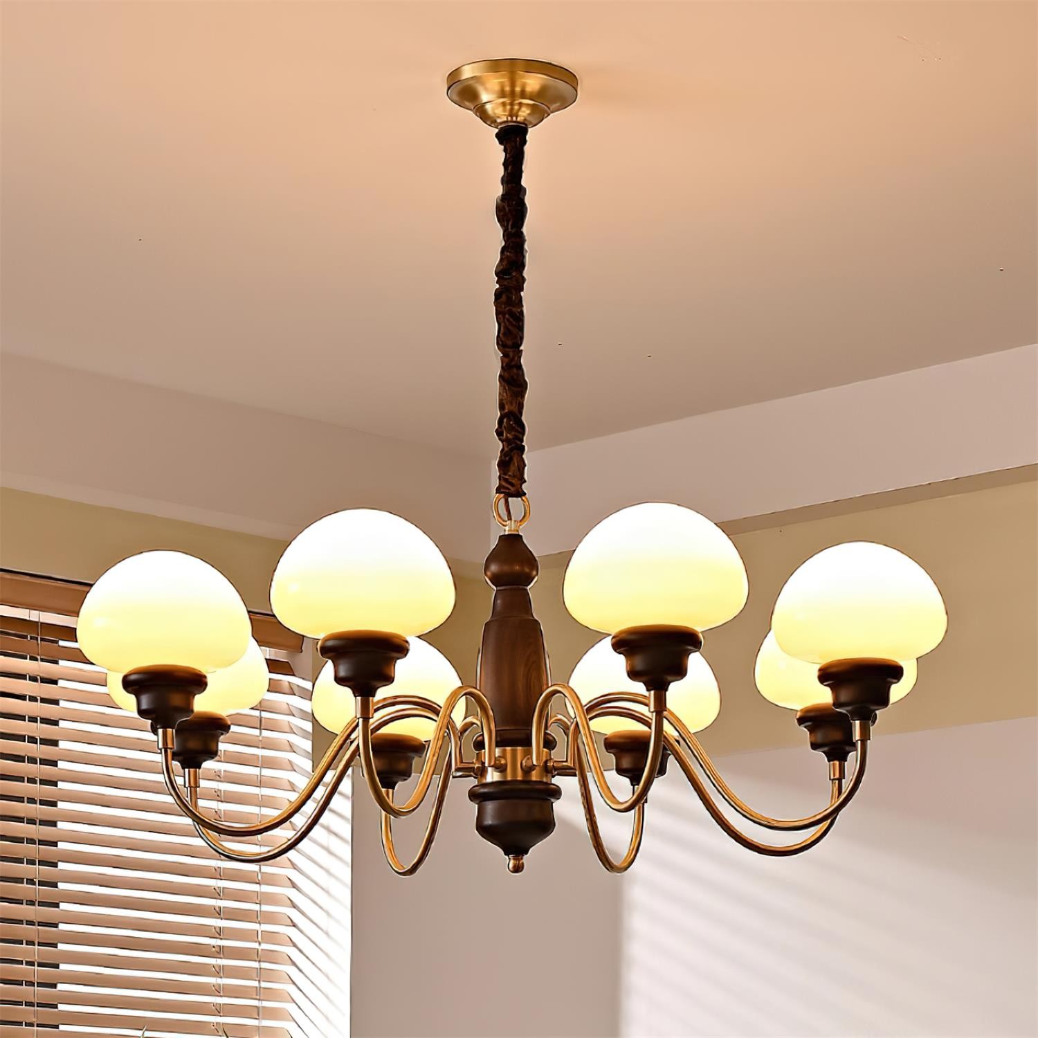 American Retro Mushroom Chandelier M232