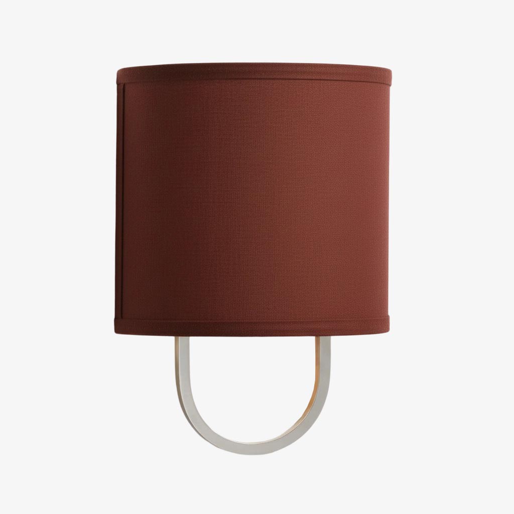 Nolvara Elegant Wall Light Featuring Soft Shade and Metal Arm T082