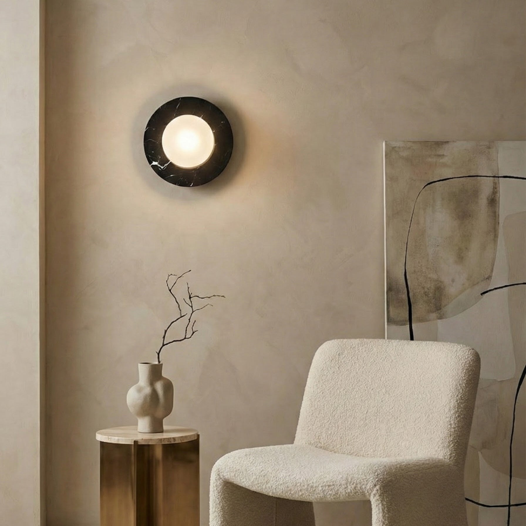 Lucie Flushmount Sconce D563
