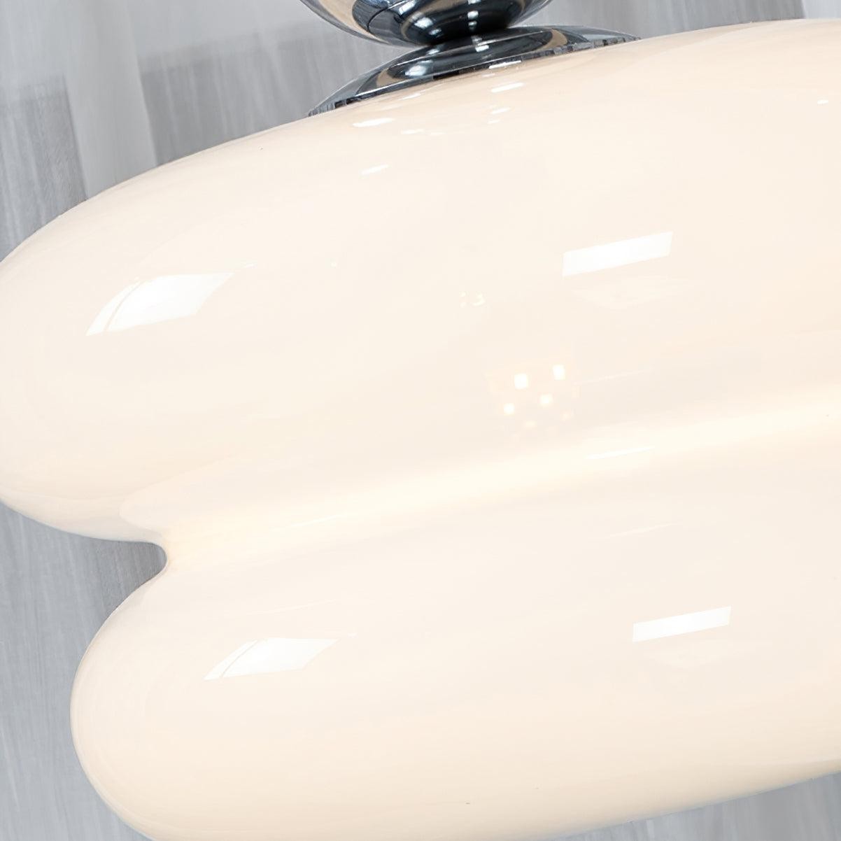 Contemporary Nordic Glass Ball Hoist Pendant Light For Living Room M539