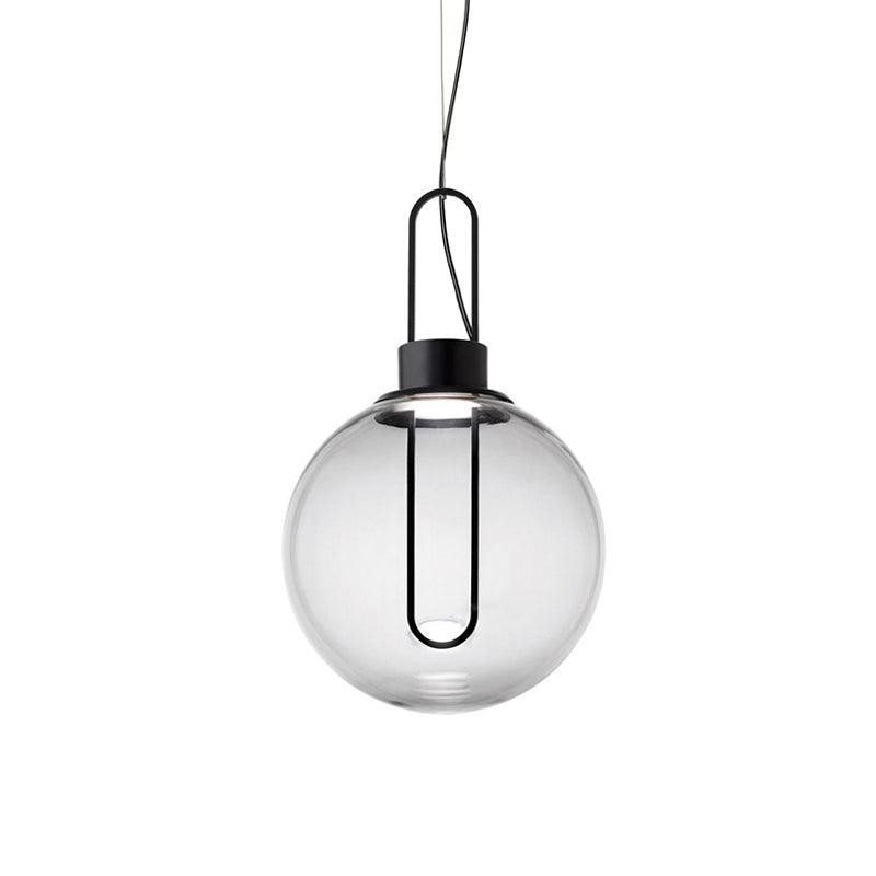 Clear Glass Orb Style Pendant Lamp M40