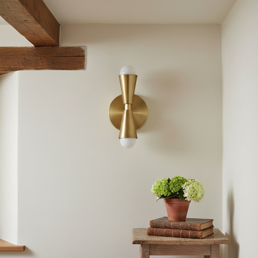 Pyralis Cone Linear Statement Wall Sconce - Modern Two Light Fixture T334