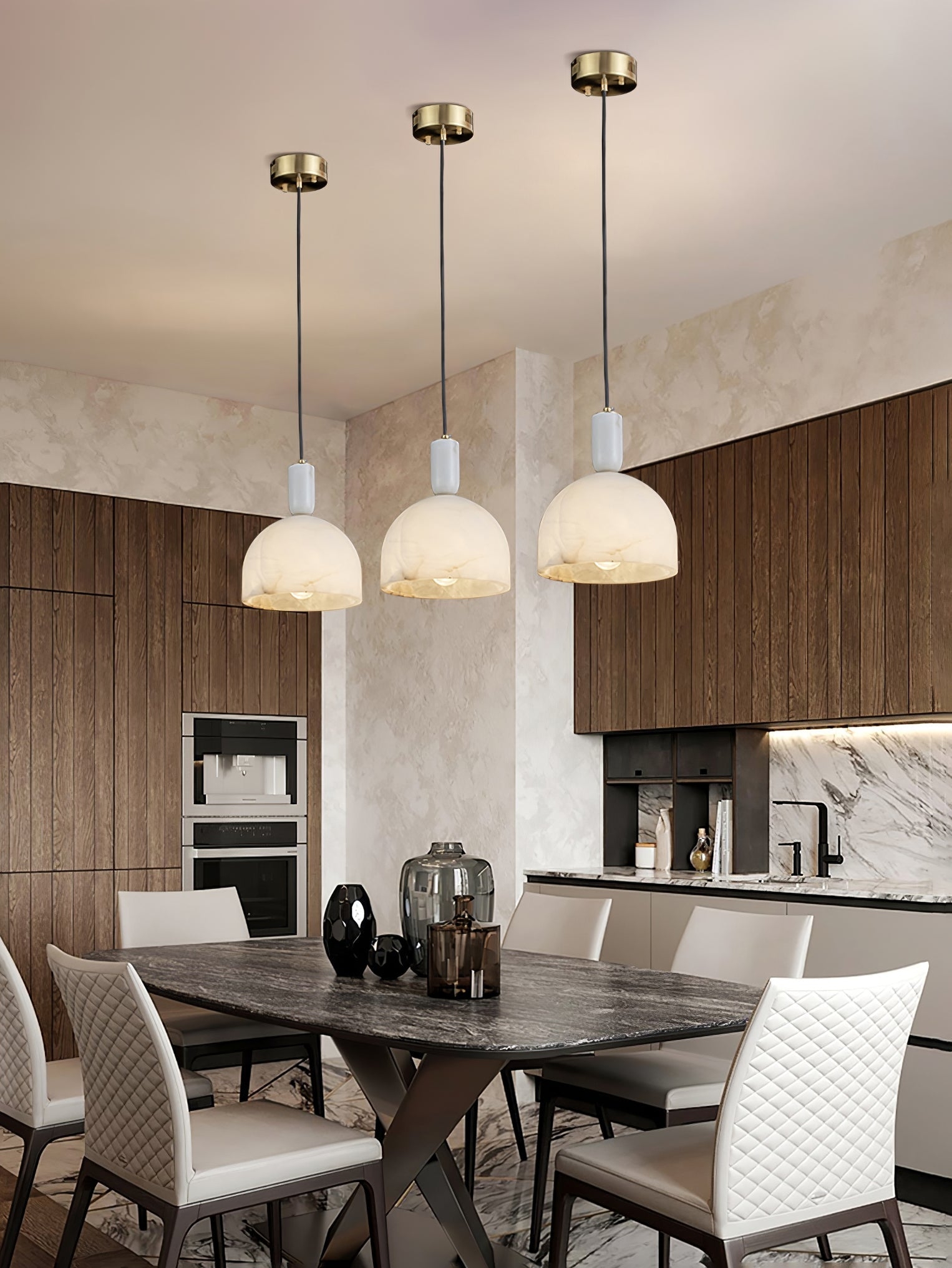 Blair Alabaster Pendant Light D355