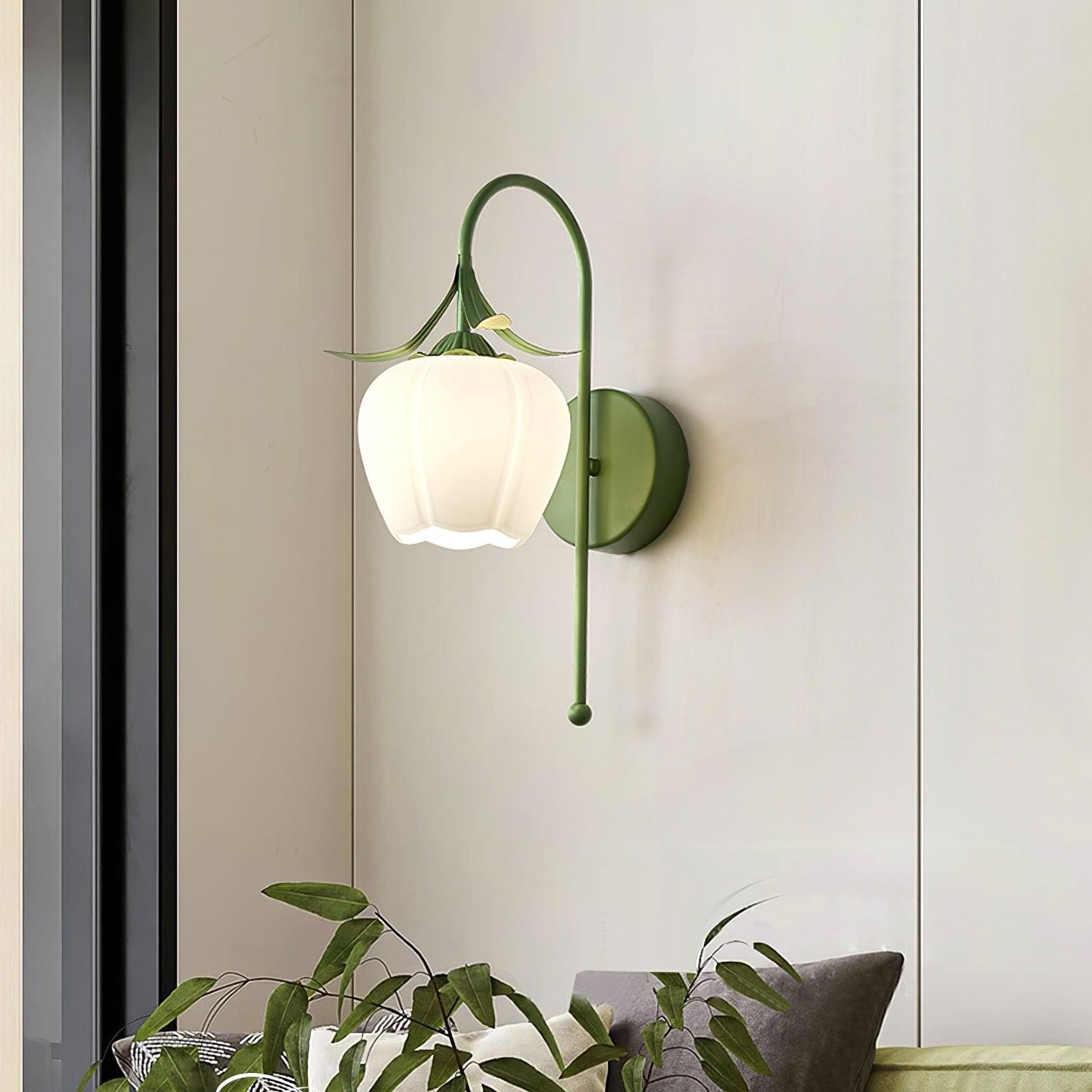 French Cream Style Flower Wall Lamp M146