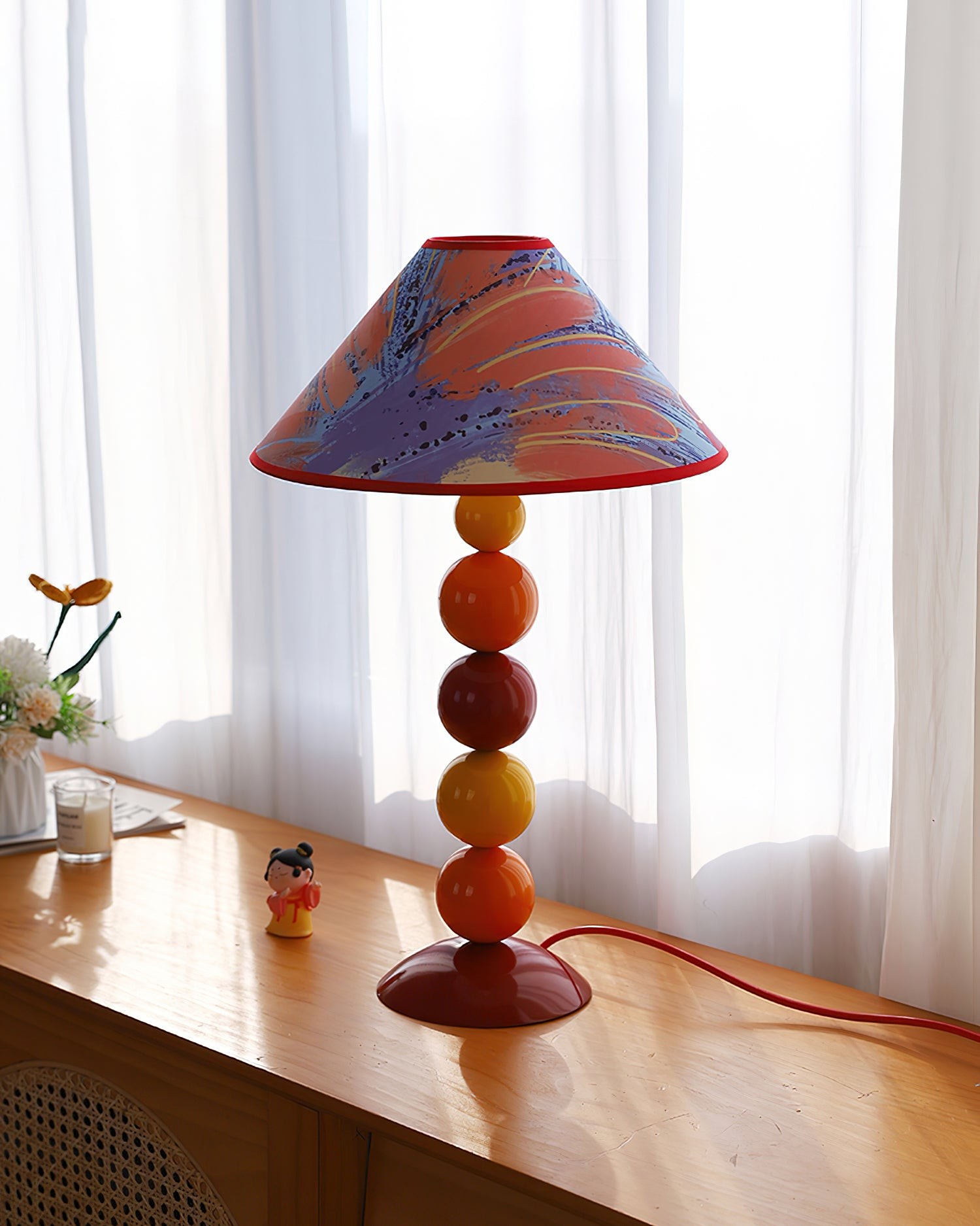 Retro Coloful Stacking Ball Table Lamp M329