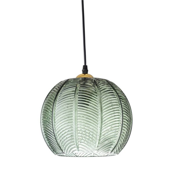 Green Glass Pendant Lamp for Living Room