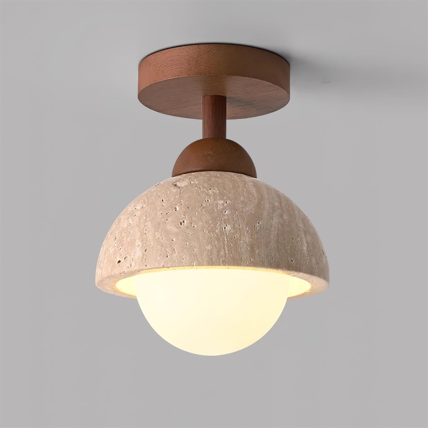 Vintage Travertine Aisle Ceiling Lamp M266