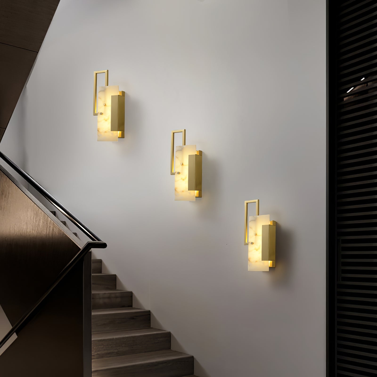 Althea Alabaster Wall Sconce D396