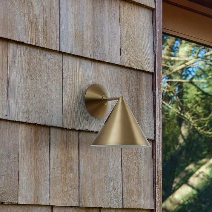 Brivana Outdoor Sconce - Modern Metal Wall Light T269