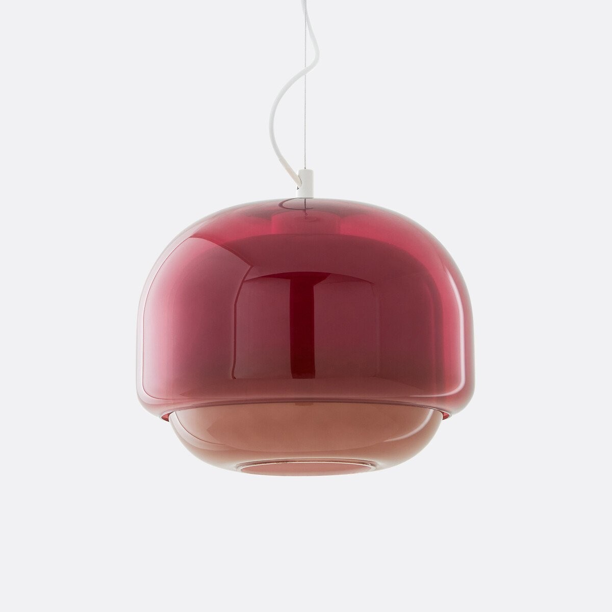 Clinco Modern Mushroom Pendant Light - Colored Glass Hanging Light T418