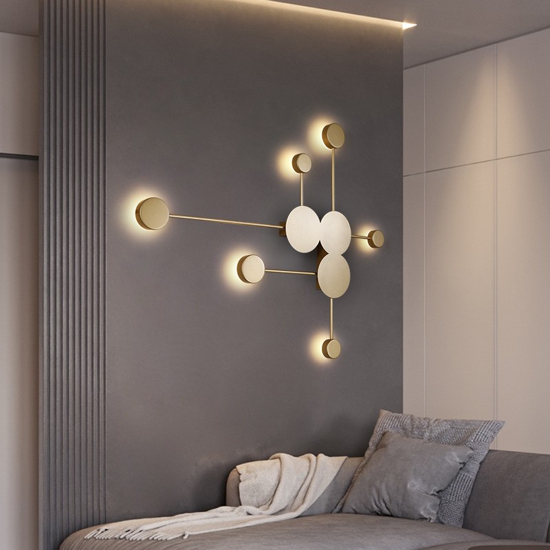 Modern Art Circle Linear LED Wall Light S102