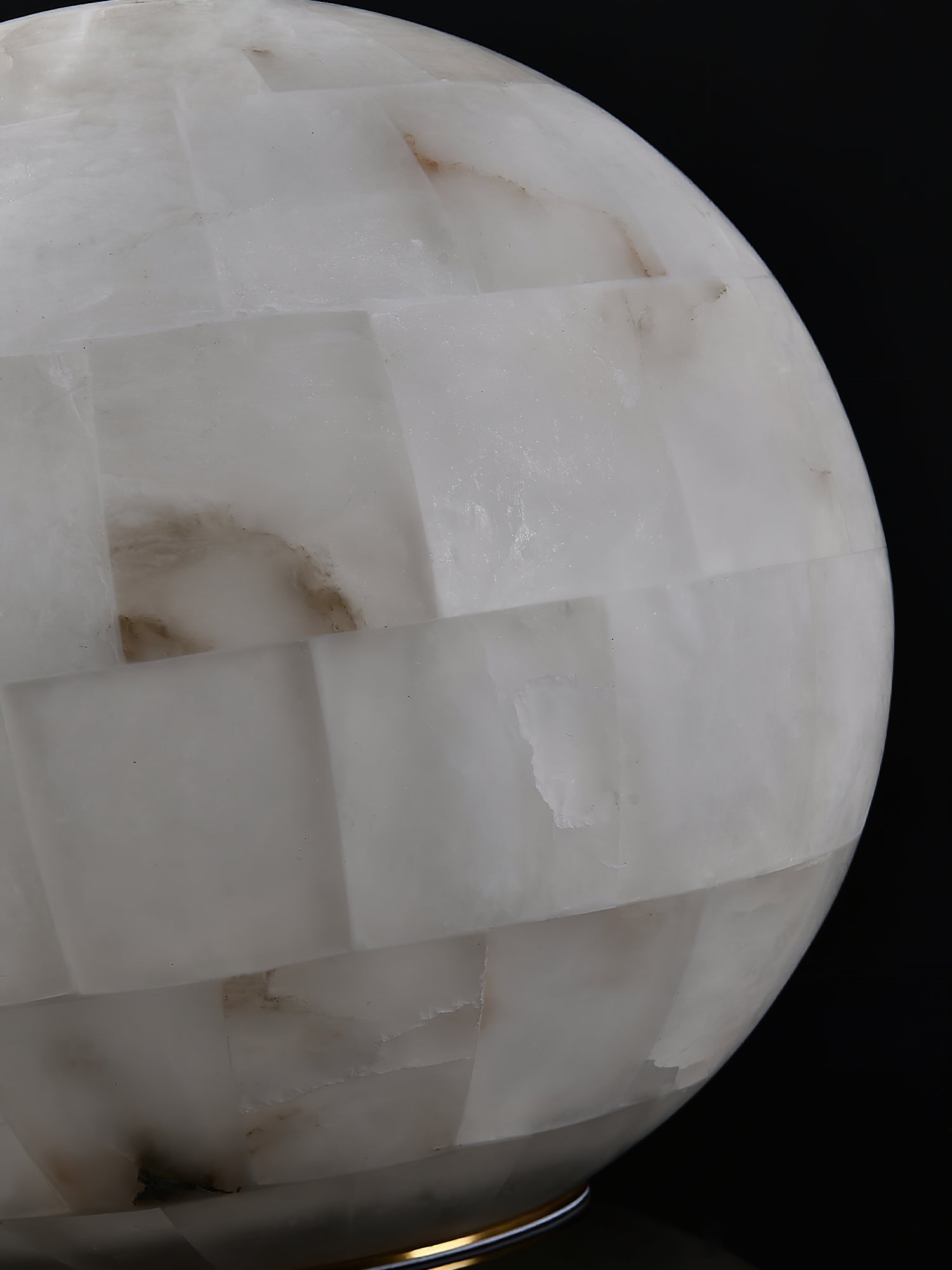 Alabaster Ball Table Lamp D433