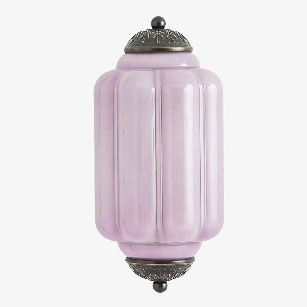 Eloise Brass Wall Sconce – Elegant Milk Glass Vintage Lighting T290
