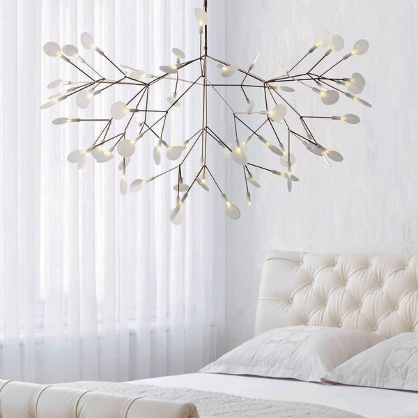 Scandinavian Branching LED Chandelier for Living Room