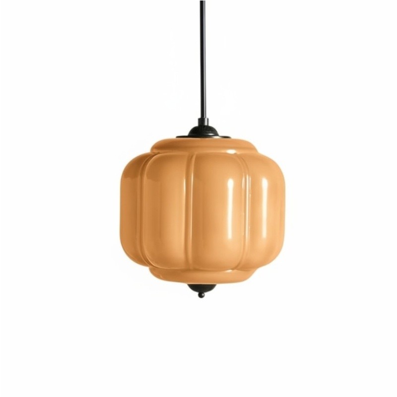 Vintage Cream Glass Pendant Light – Eloise Retro Chandelier S195