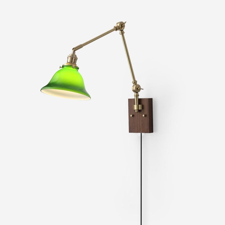 Banker Swing Arm Plug In Wall Light M289