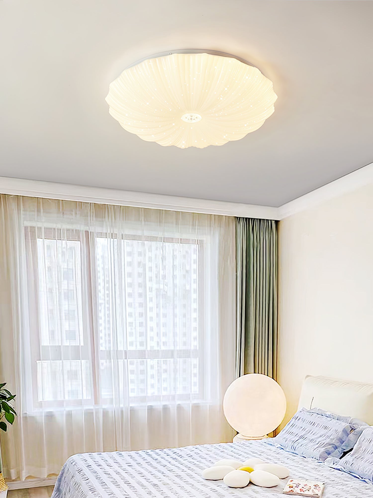 Acrylic Shell Round Ceiling Lamp M516