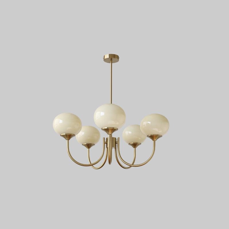 Nordic Bauhaus Glass Marshmallow Chandelier S168