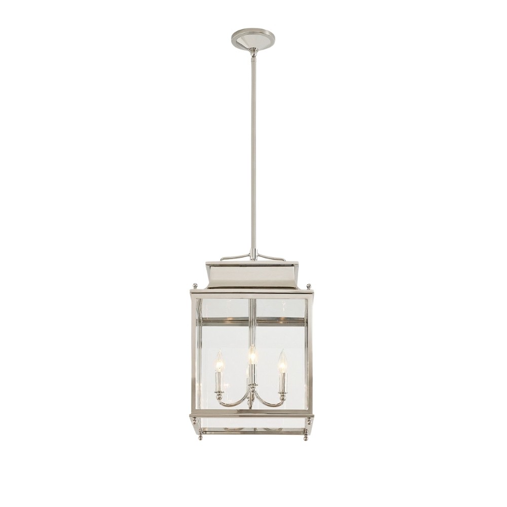 Yolvira Modern Outdoor Lantern Pendant - Metal Hanging Light for Exteriors T175
