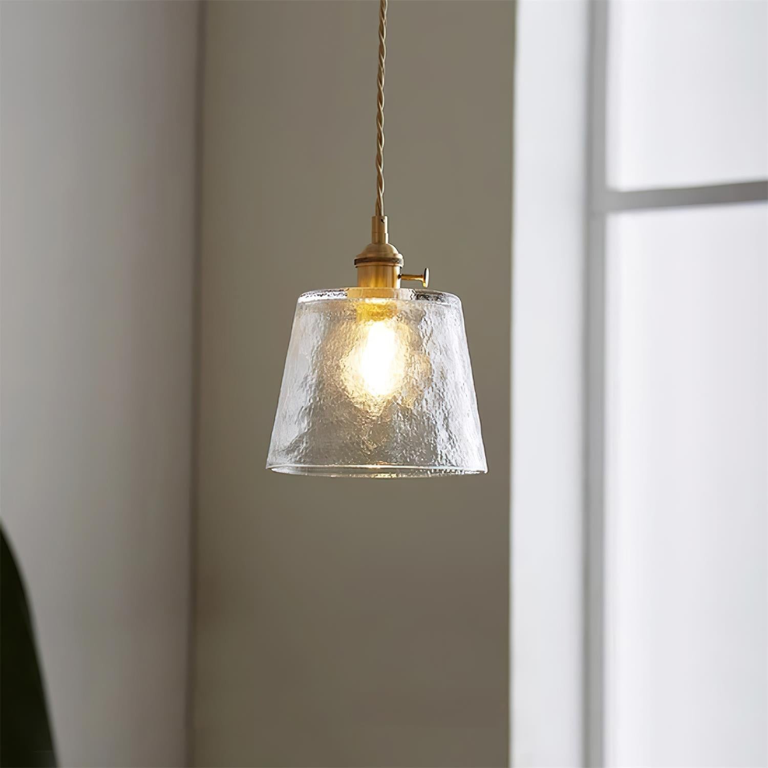 Retro Small Cup Glass Pendant Lamp M276