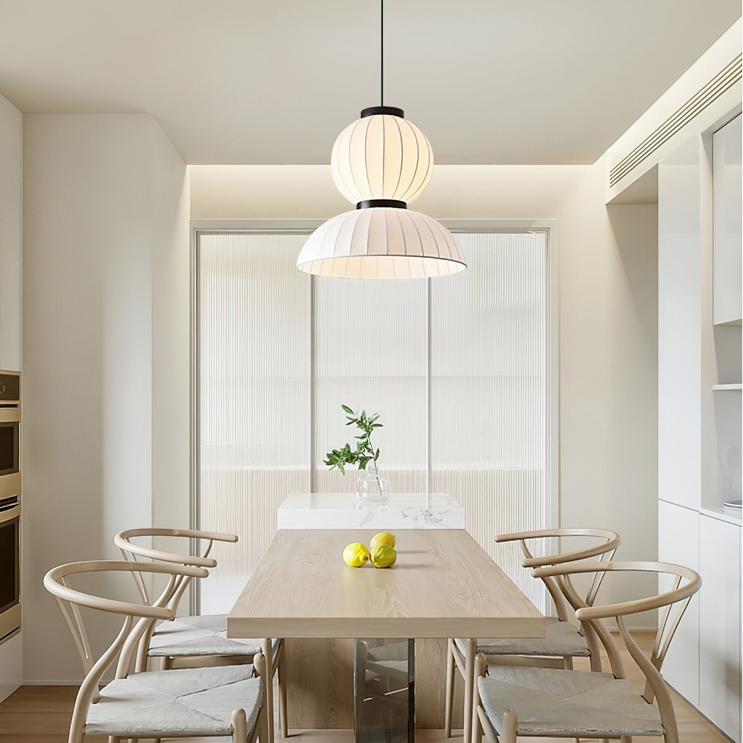 Mulberry Silk Lantern Pendant Light M536