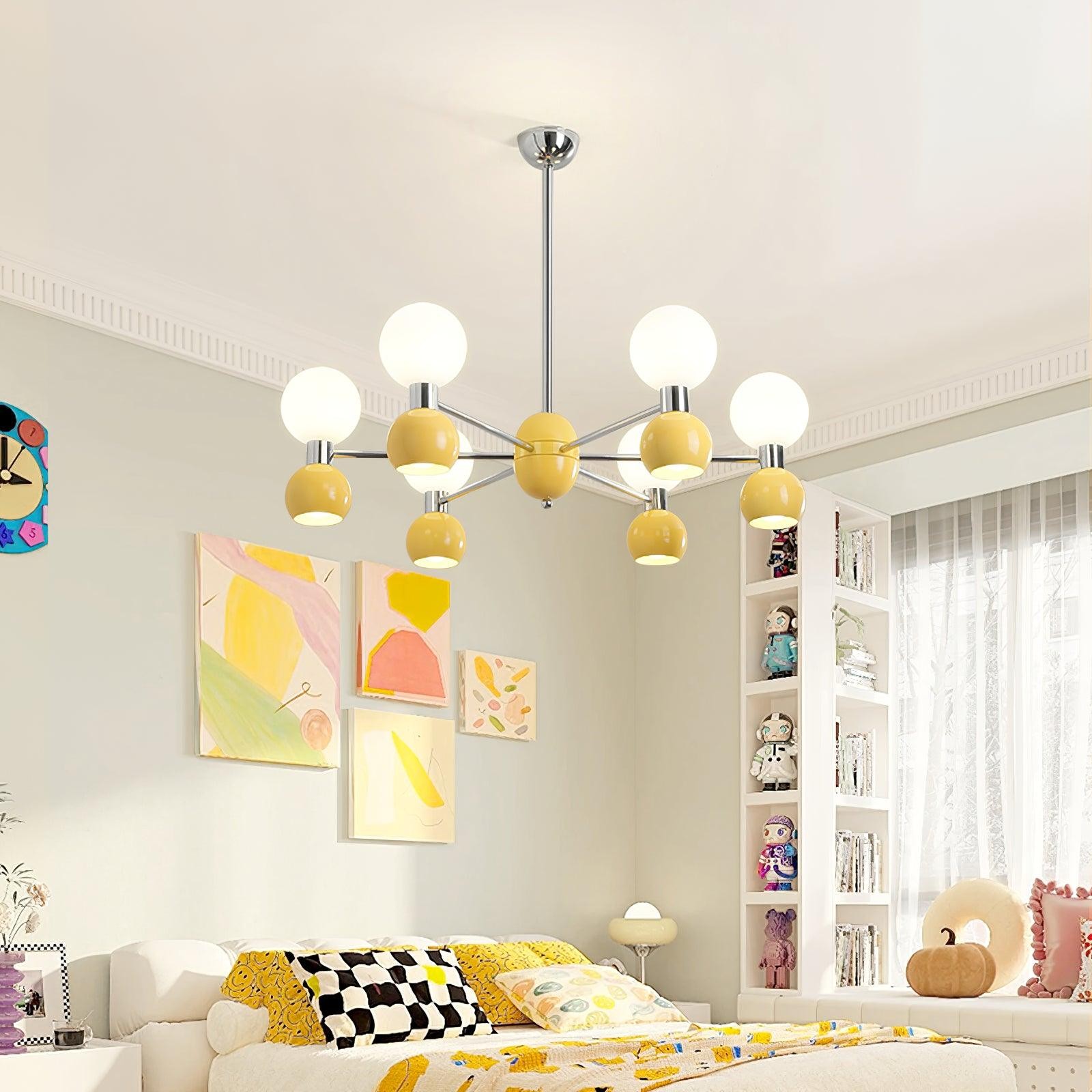 Modern Minimalist Multiple Head Metal Chandelier M313