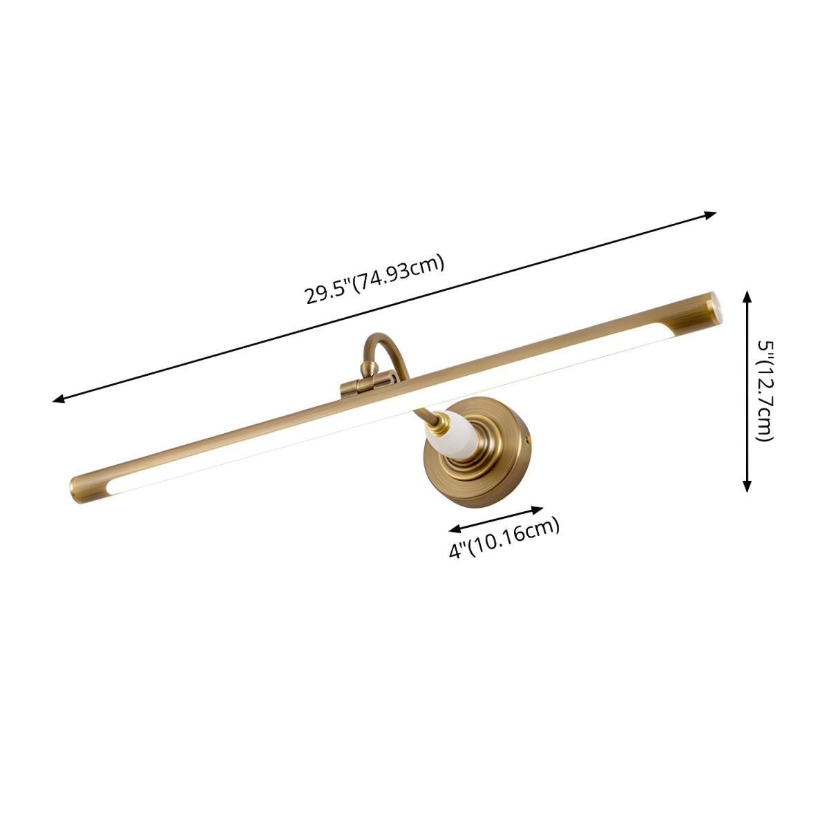 Metal Fixed Adjustable Linear Wall Light M92