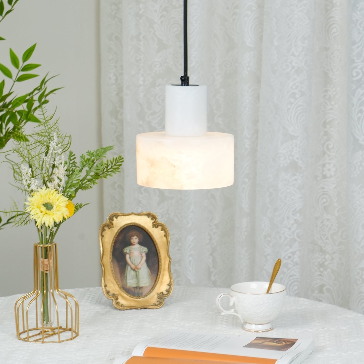 Cyls Alabaster Pendant Lamp D402