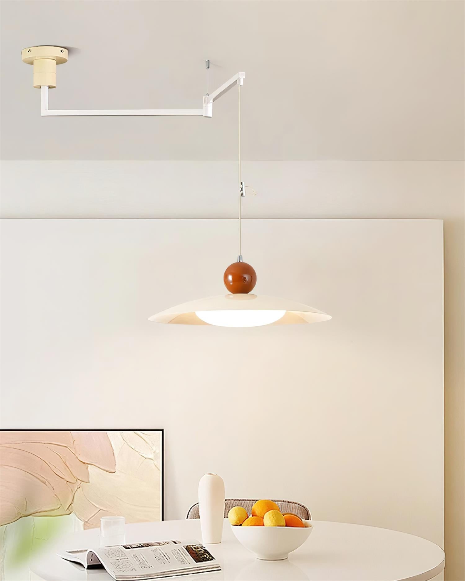 Nordic Flying Saucer Swing Arm Movable Pendant Light M213