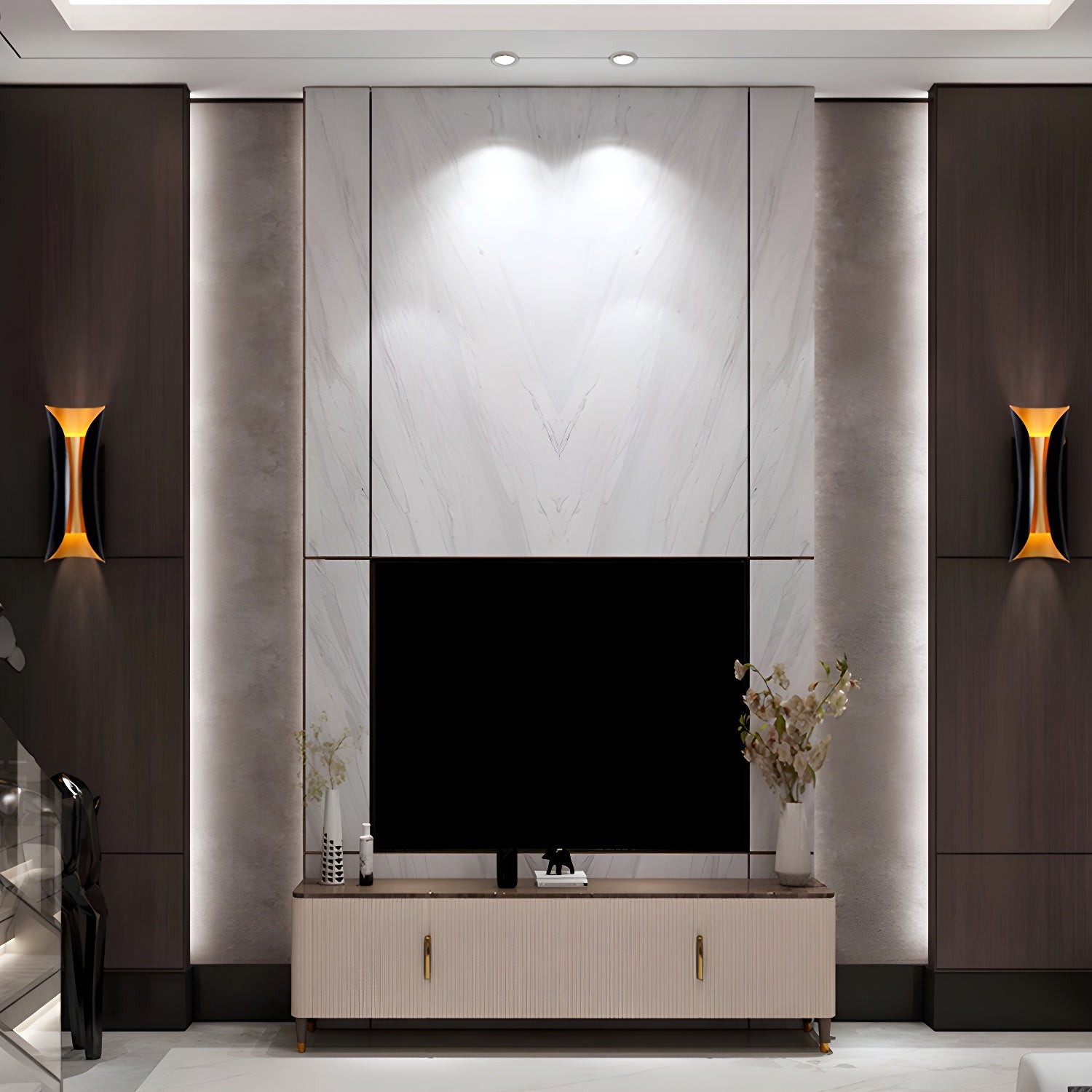 Flame Art Wall Sconce M69