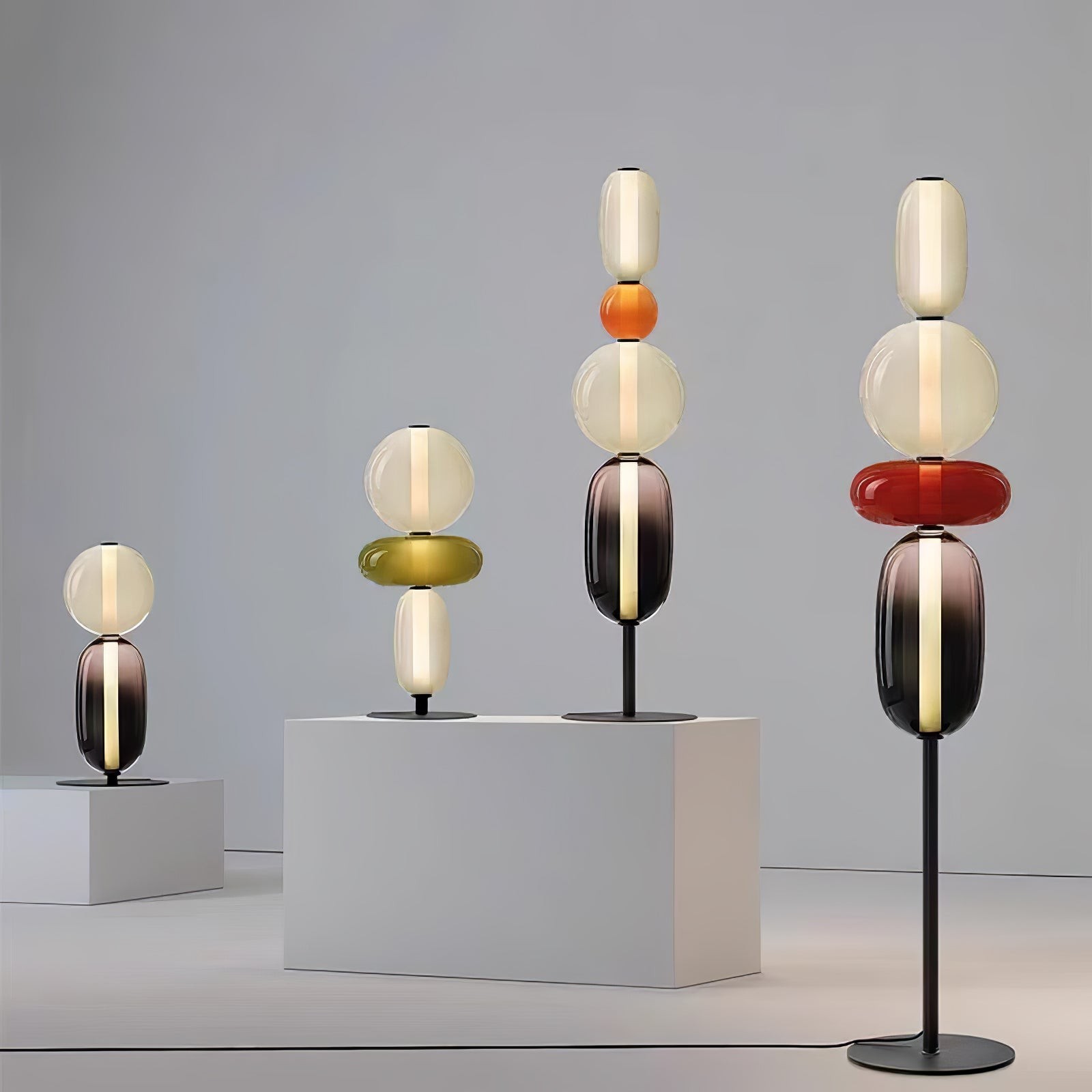 Nordic Creative Minimalist Luxury Glass Floor Light For Living Room M486
