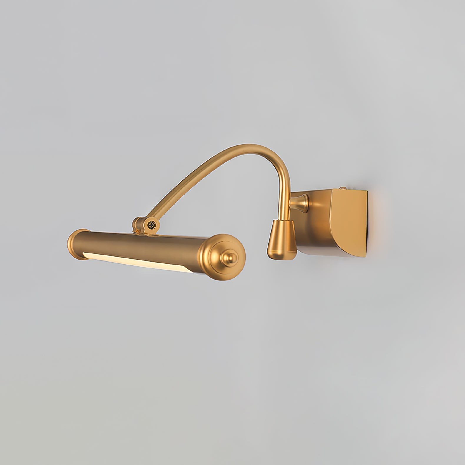 Mirror Front LED Brass Wall Lamp M71