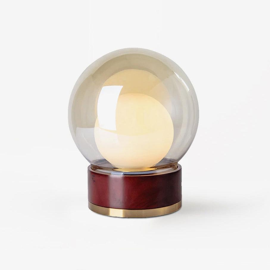 Simple Creative Wood Orb Table Lamp M527