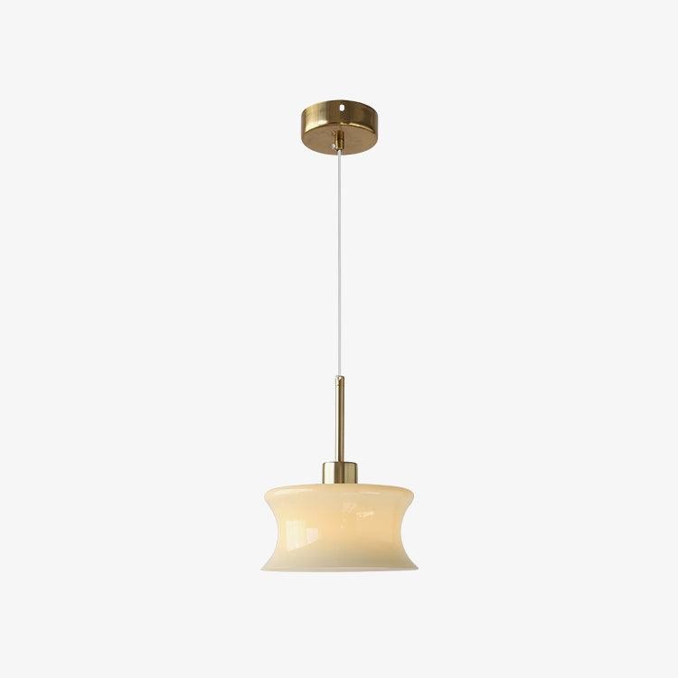 French Vintage Glass Window Pendant Lamp M496