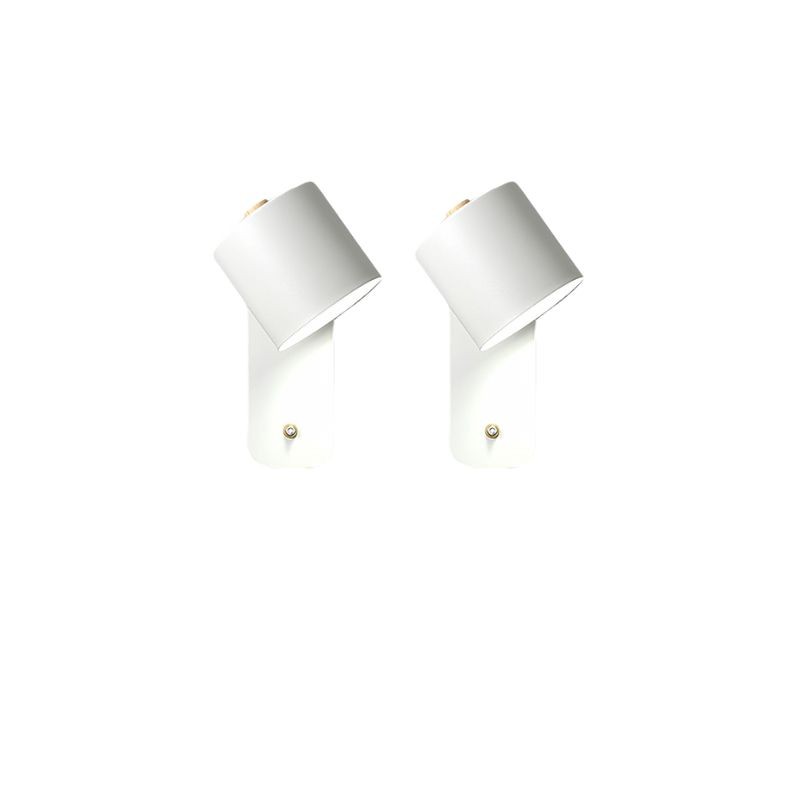 Swivel Cylinder Wall Mounted Night Light For Bedroom S27