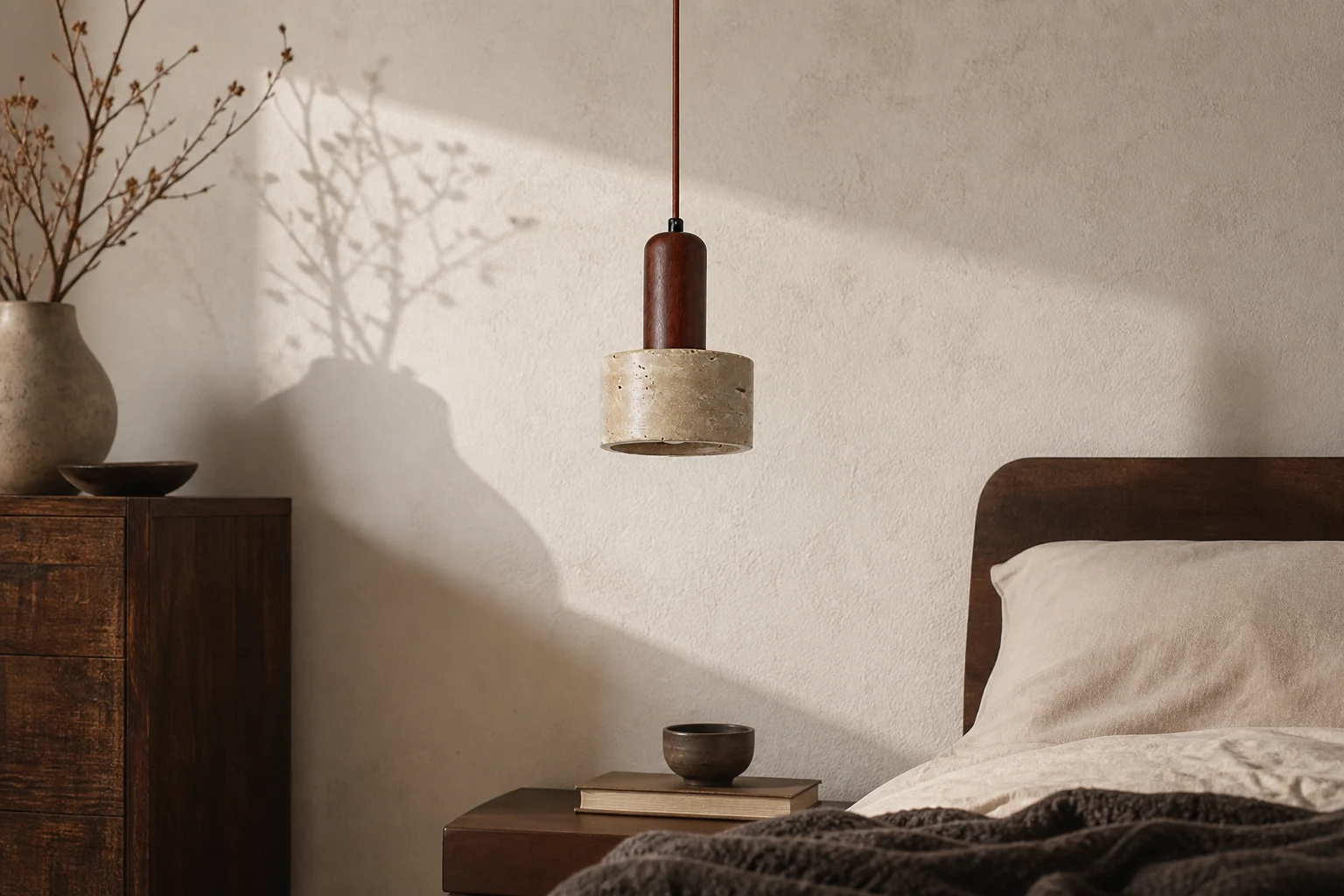 Lampa wisząca M106 pokazana jako kompaktowe światło akcentujące we wnętrzu