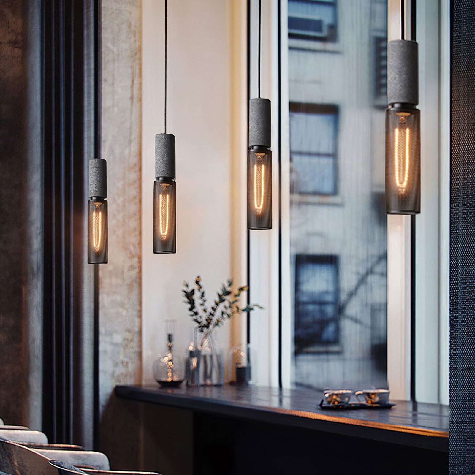Cement Mesh Pendant Light M81