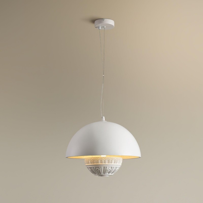 Semi Circular Metal Pendant Lamp M345