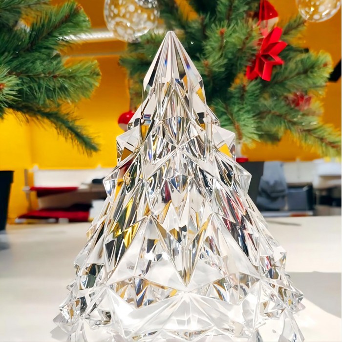 Christmas Tree Crystal Battery Table Lamp  S177