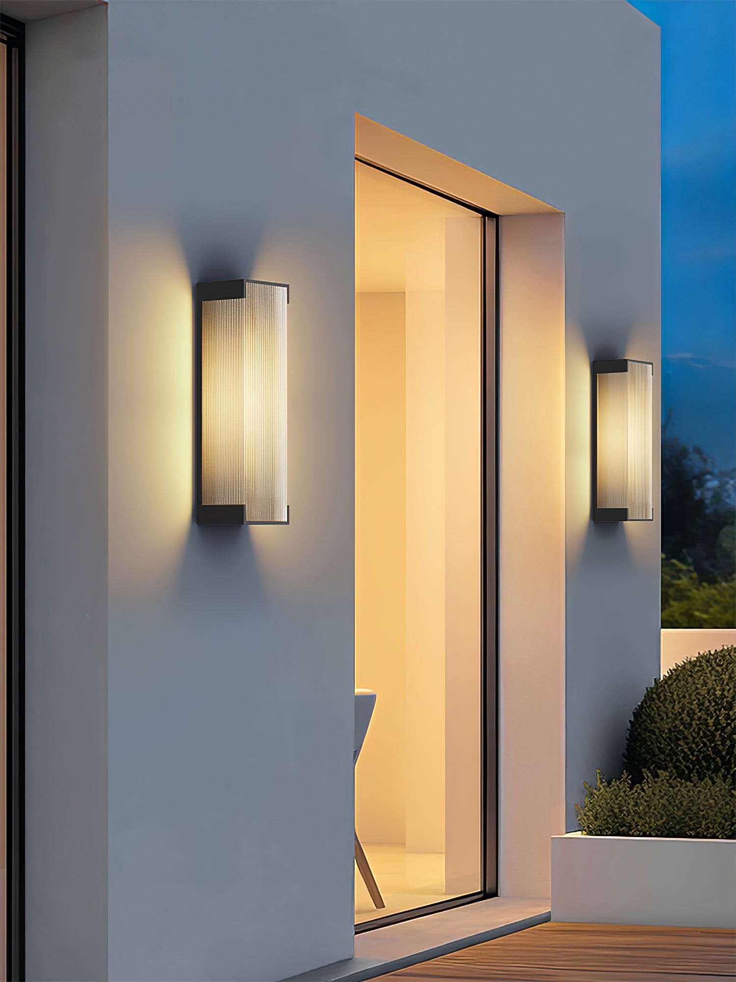 Rectangular Outdoor Wall Light M434