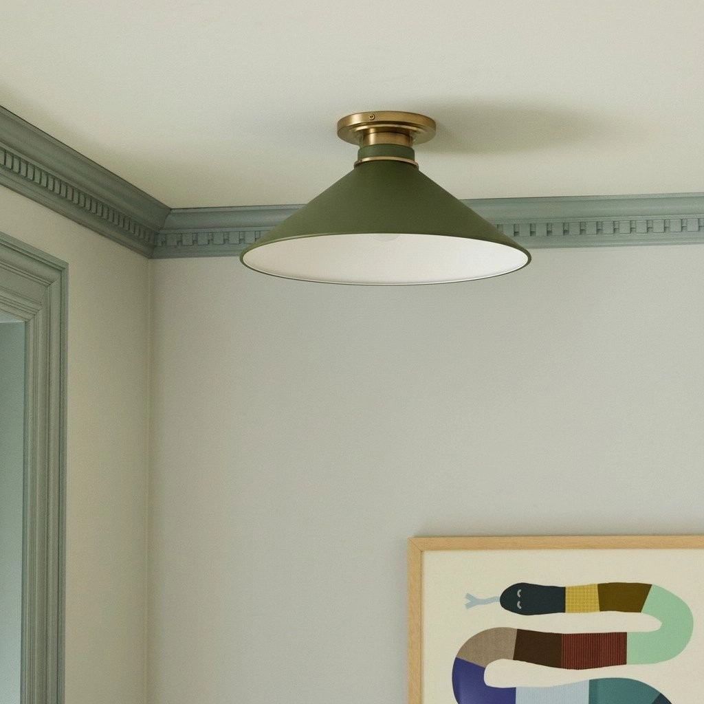 Aurenza Timeless Flush Mount Light - Farmhouse Design with Simple Elegant Charm T286