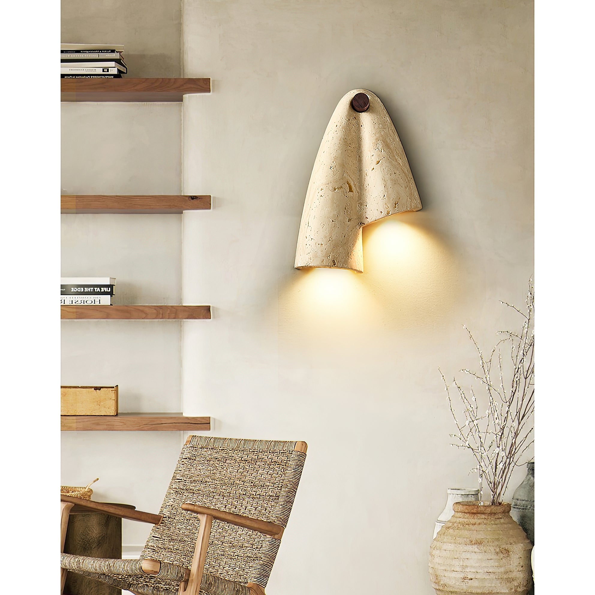 Pearlmont Travertine Wall Lamp D764