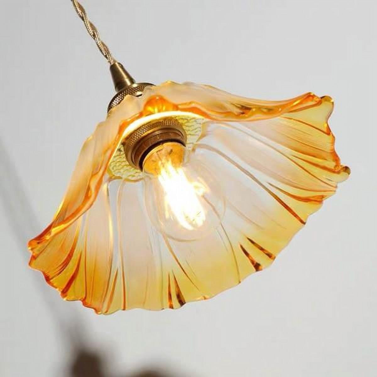 Tiffany Lotus Glass Pendant Light S55