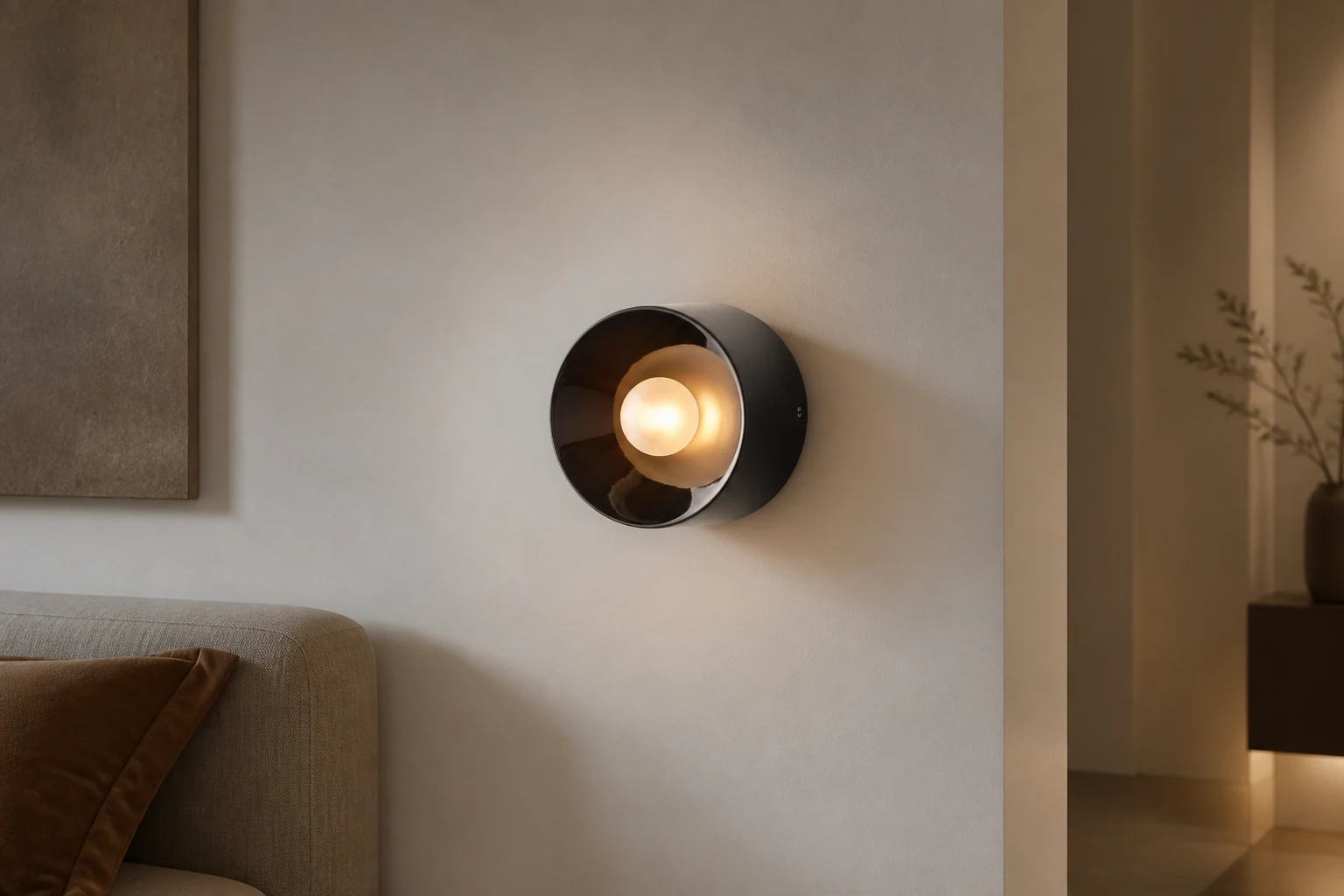 Ceramiczny kinkiet Dylan w stylu życia we wnętrzach