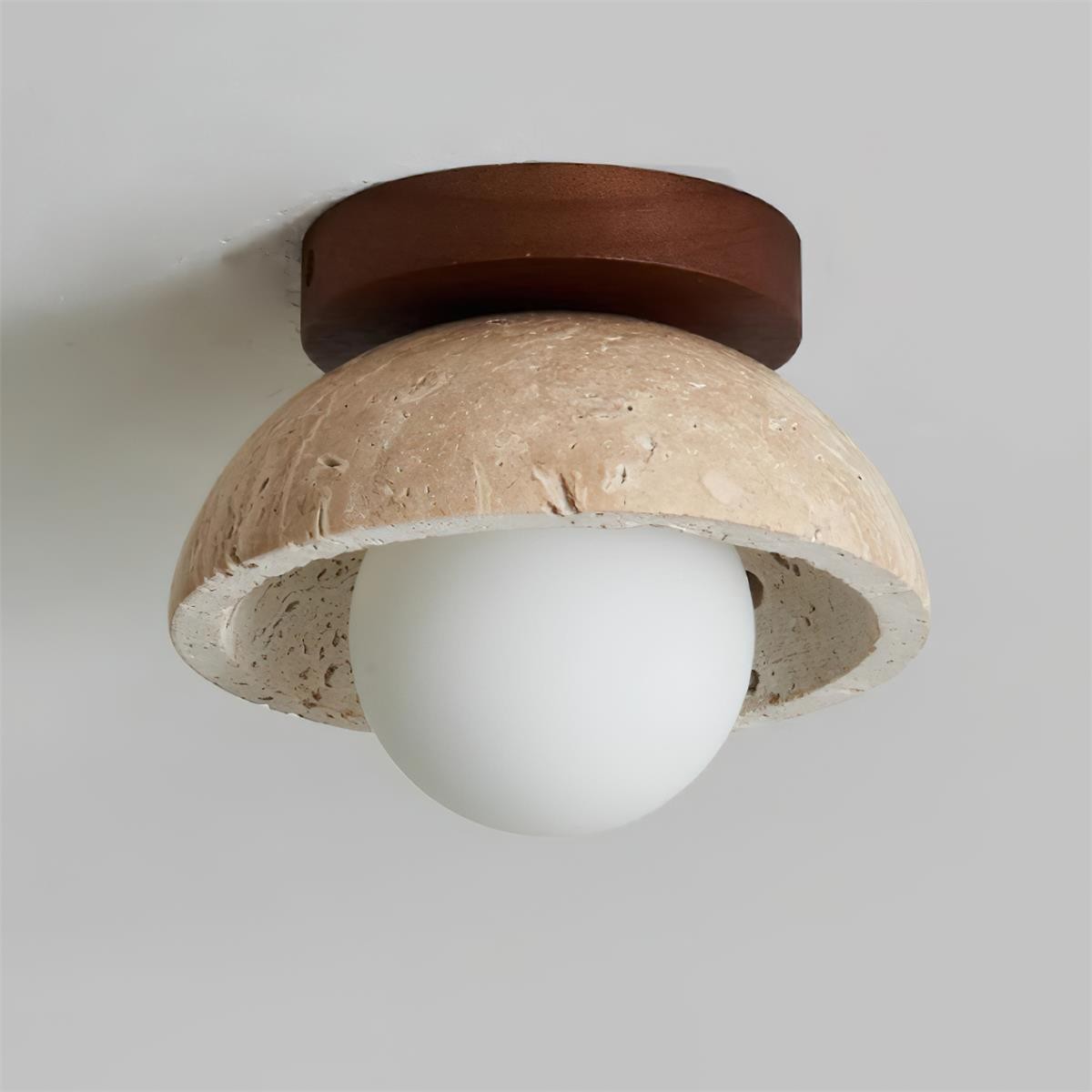 Wabi-Sabi Style Travertine Ceiling Light M221