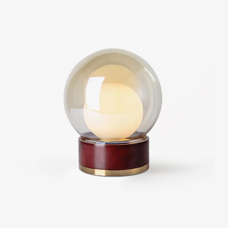 Simple Creative Wood Orb Table Lamp M527