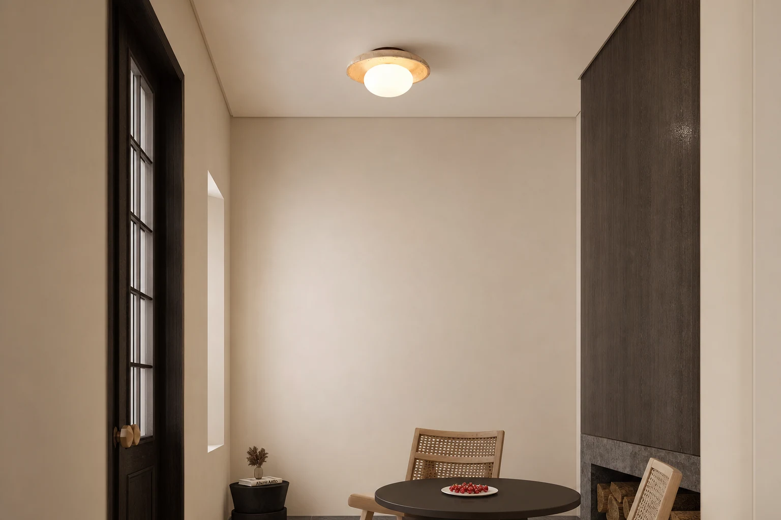 Lampa sufitowa Lime Cavities w scenie pomieszczenia zawierającej produkt w kontekście