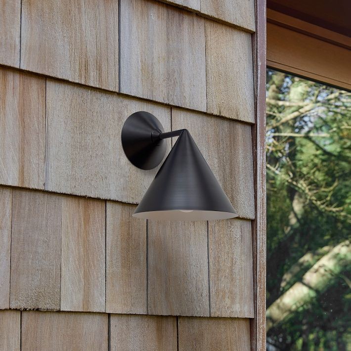 Brivana Outdoor Sconce - Modern Metal Wall Light T269