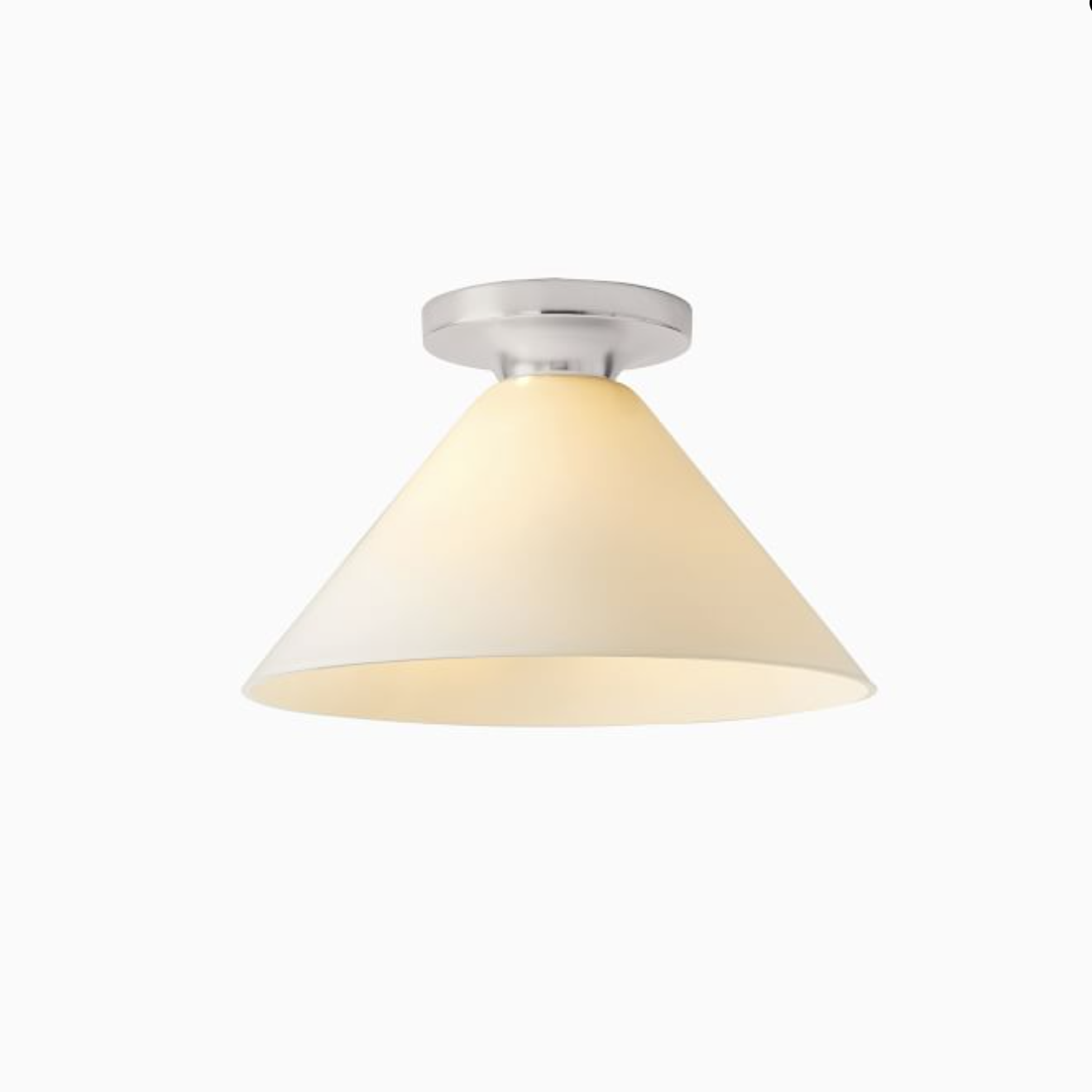 Conica Cone Flush Mount – Glass Ceiling Light for Modern Spaces T233