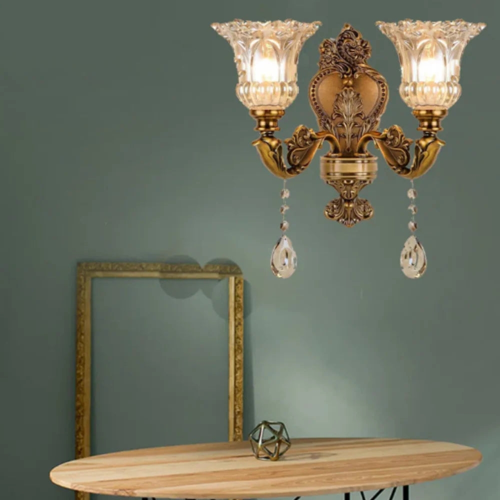 The Vintage Felicia Dual Wall Lamp D785